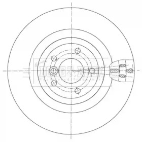 BORG & BECK bbd5437 -  Тормозной диск